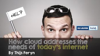 How cloud addresses the needs of today’s internet. Presented by Thijs Feryn on 2018-10-11